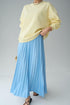 تنورة طويلة كسرات - أزرق سماوي