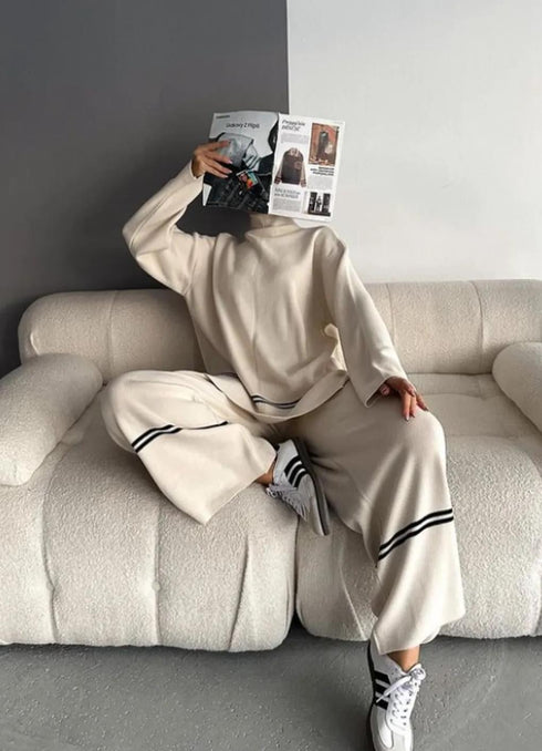 طقم تريكو لون سكري