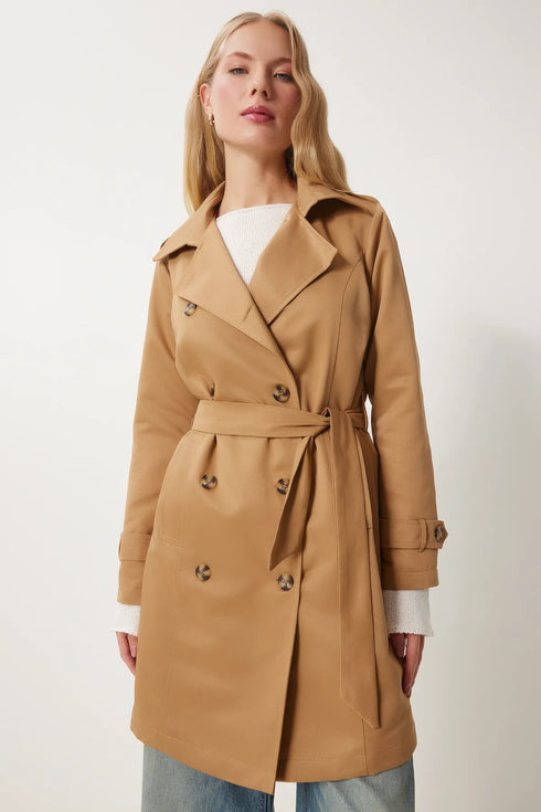 ترانشكوت وتر بروف لون عسلي