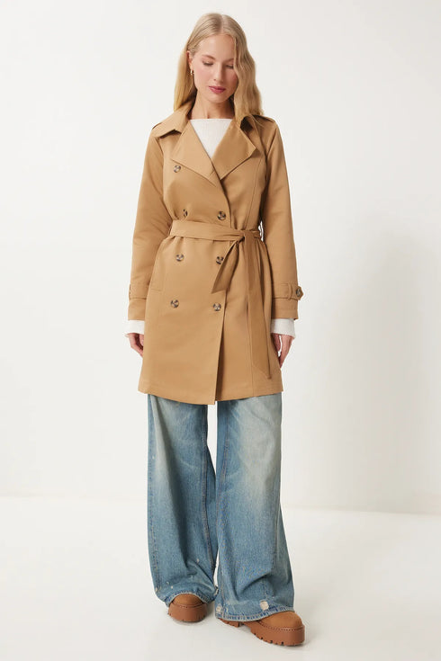 ترانشكوت وتر بروف لون عسلي