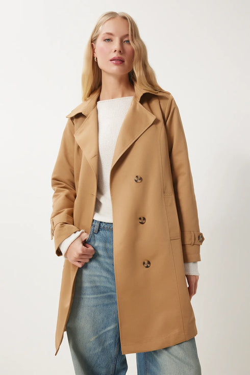 ترانشكوت وتر بروف لون عسلي