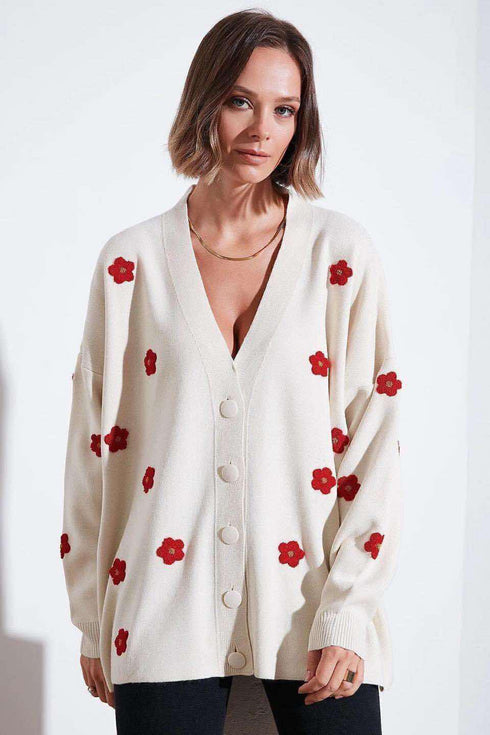 جرزة تريكو موردة لون بيج