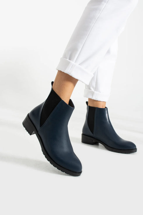 Navy Blue Classic Boots