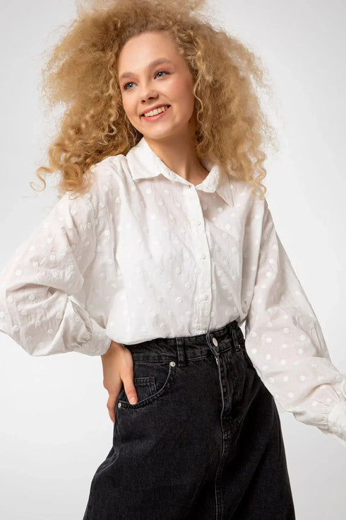 تنورة جينز لون أسود