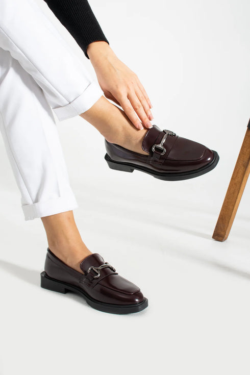 Burgundy Oxford Shoes