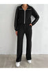طقم جاكيت وبنطلون لون أسود