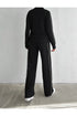 طقم جاكيت وبنطلون لون أسود
