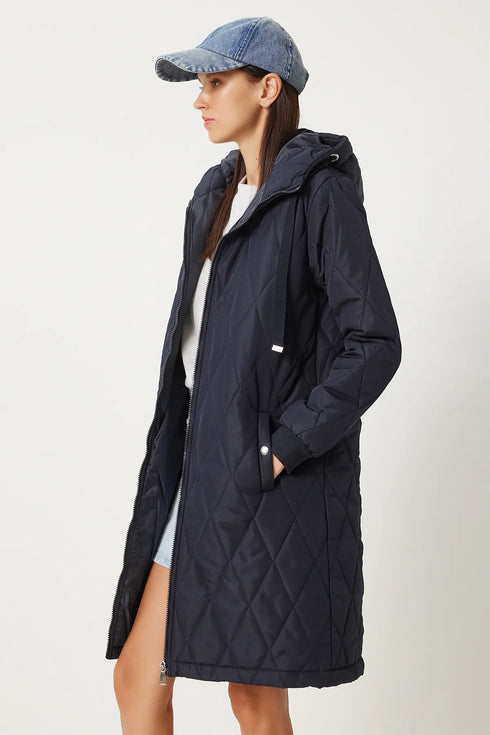 جكيت مبطن وتر بروف - لون كحلي