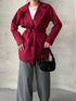 جاكيت شمواه - لون برغندي