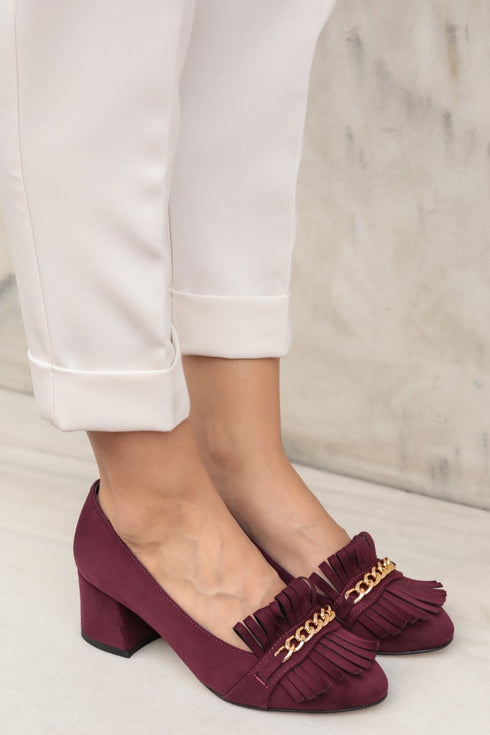 Bordo Low-Heel Shoes