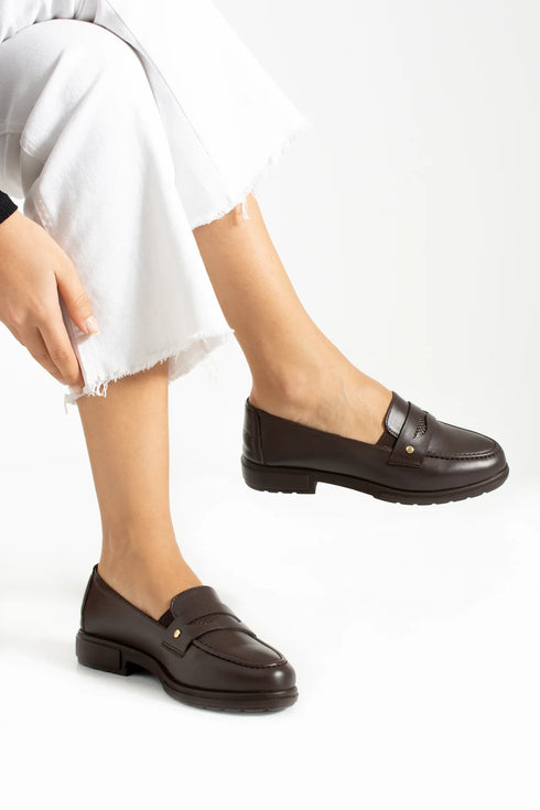 Brown Comfort Ballerinas