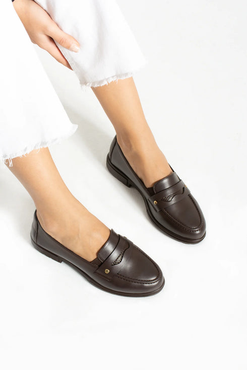 Brown Comfort Ballerinas