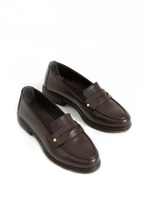Brown Comfort Ballerinas