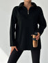 BLACK KNITWEAR SWEATER