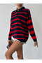 Polo Neck Striped Sweater