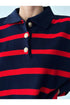 Polo Neck Striped Sweater