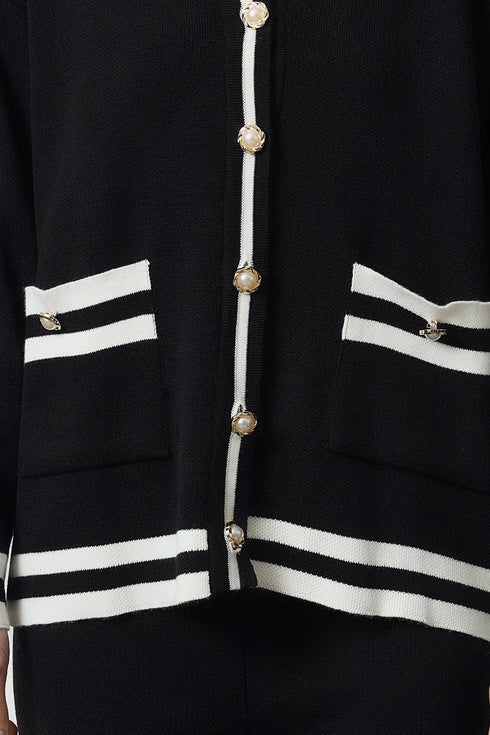 طقم تريكو لون أسود