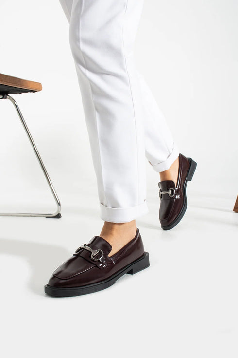 Burgundy Oxford Shoes