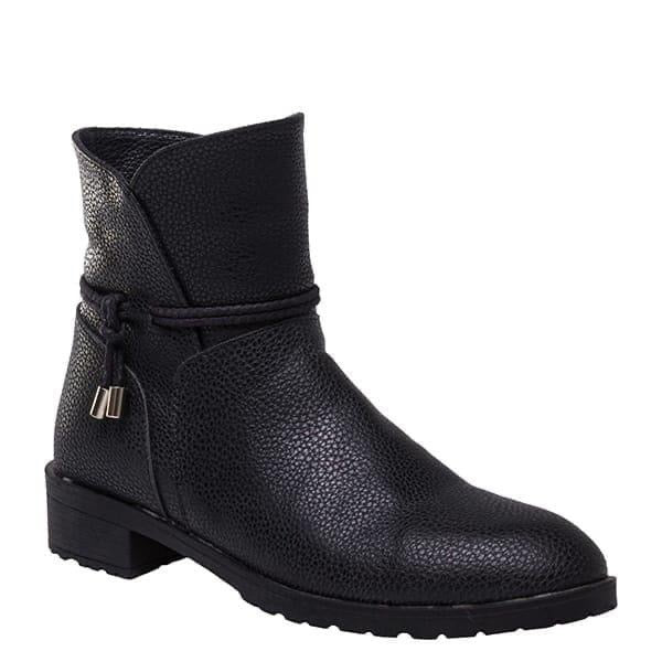 Women's Black Leather Boots