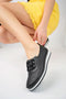 حذاء نسائي يومي - أسود