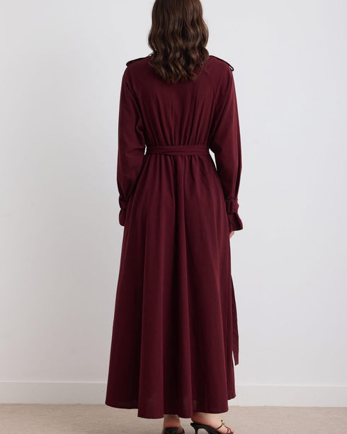 فستان - برغندي