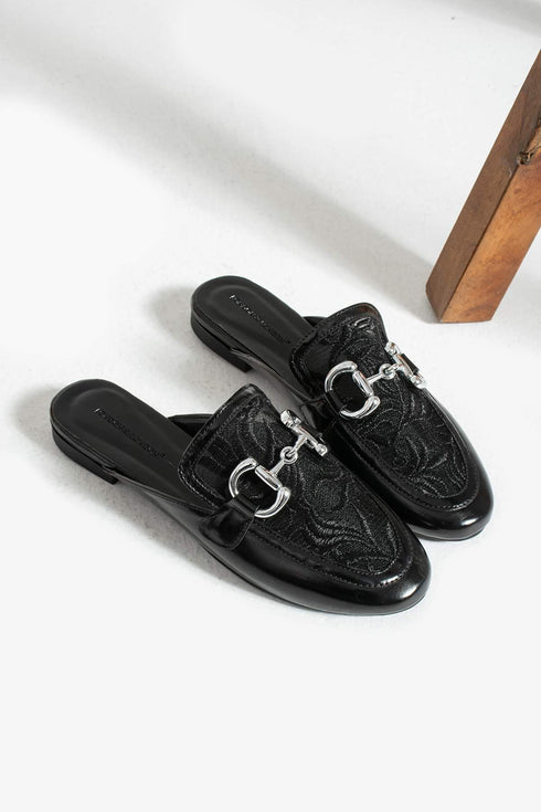 Women's Dantel Slippers-Black