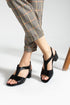 Black Heeled Sandals