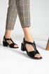 Black Heeled Sandals