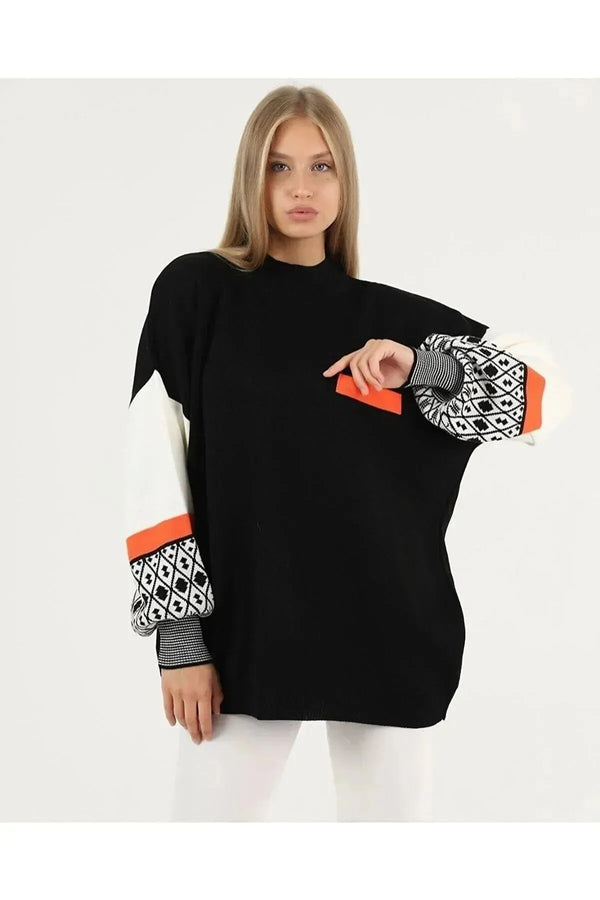 كنزة تريكو - أسود