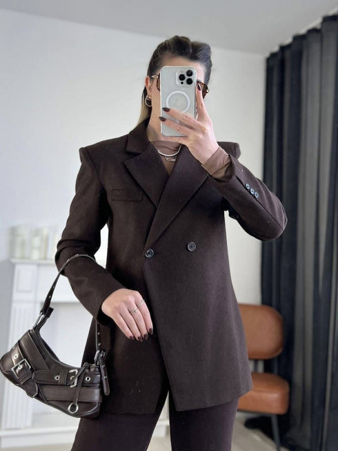 جكيت نسائي - بني