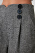 بنطلون منسوج واسع - رمادي 