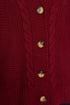 كارديغان تريكو باللون البوردو