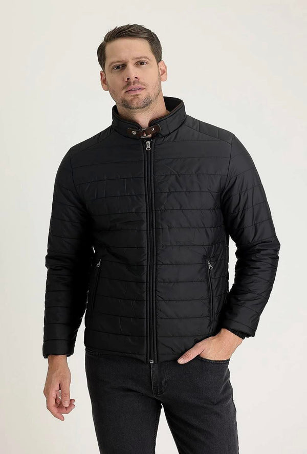 جاكيت رجالي وتربروف - أسود