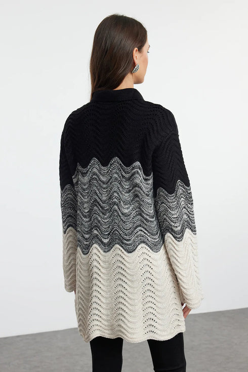 كنزة - تريكو لون أسود