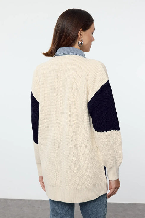 جرزة من الجينز والصوف الناعم