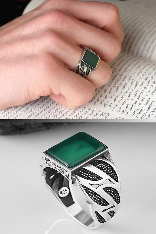 خاتم فضة رجالي