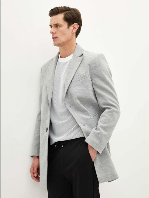 معطف جوخ - رمادي