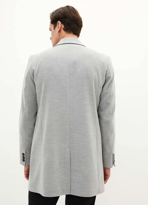 معطف جوخ - رمادي