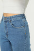 Blue High Waist Mom Jeans