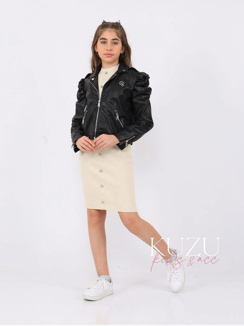 فستان بناتي مع جكيت