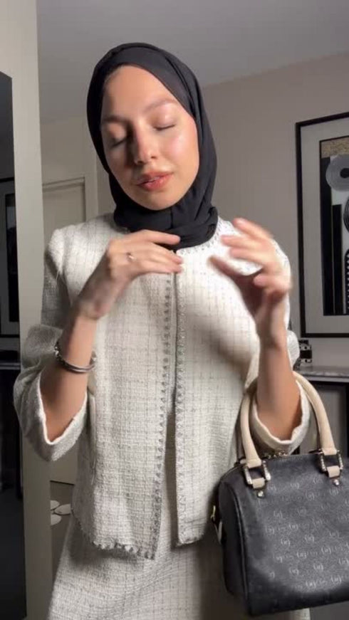 طقم خريفي قطعتين جكيت وفستان