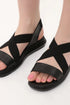 Black Thick Sole Sandals