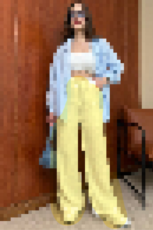 بنطلون - أصفر