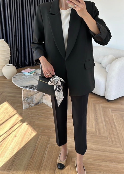 بليزر خريفي مبطّن لإطلالة عصرية