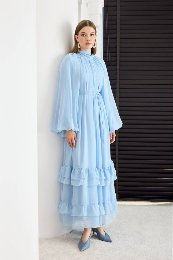 فستان شيفون - بيبي بلو