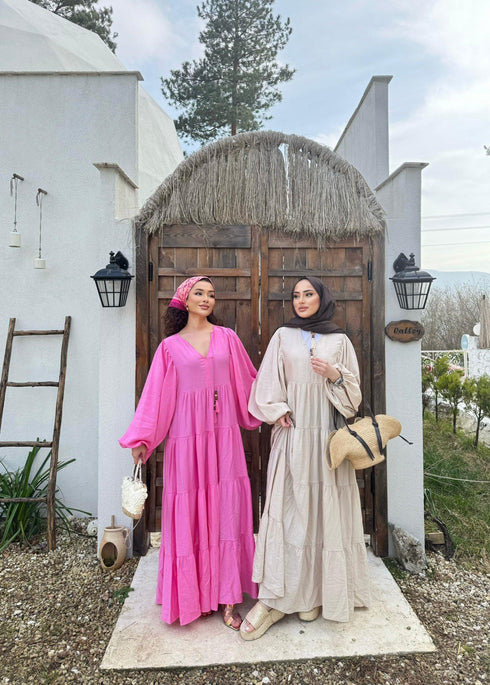 فستان - فوشيا