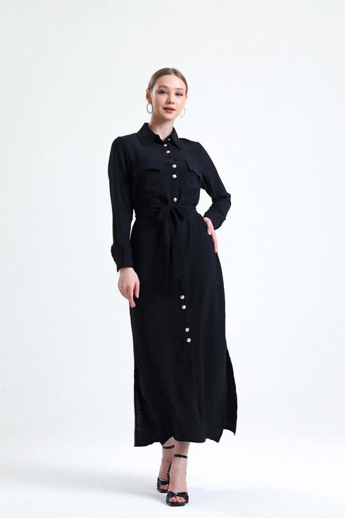 Black Long Tunic Dress