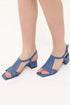 Alina Short Heel Sandals