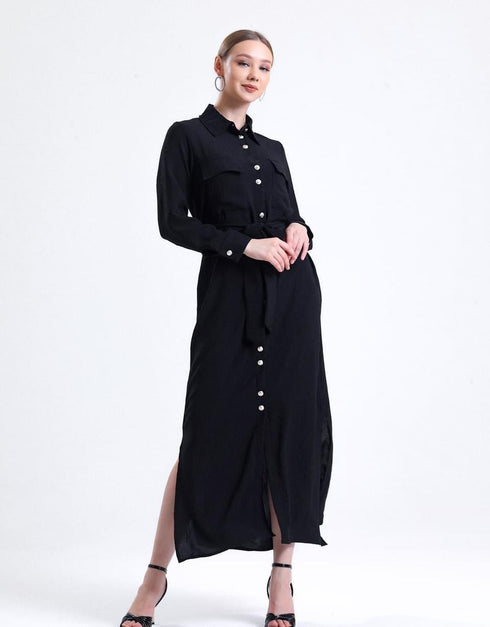 Black Long Tunic Dress