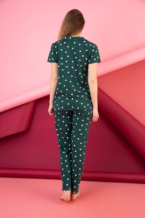 BUTTONED PAJAMAS SUIT